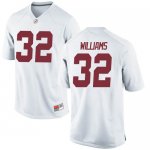 Youth Alabama Crimson Tide #32 C.J. Williams White Replica NCAA College Football Jersey 2403YKCI3